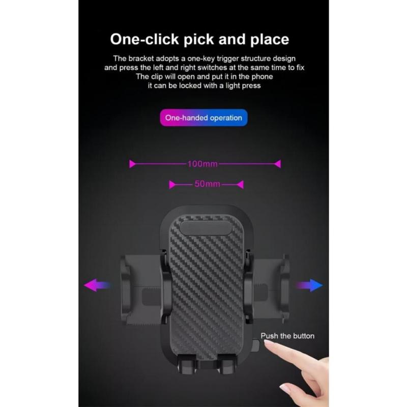 ​​Universal Car Phone Holder 360° Rotatable Mount for Windshield Dashboard Cradle with Anti-Slip Grip​ 3