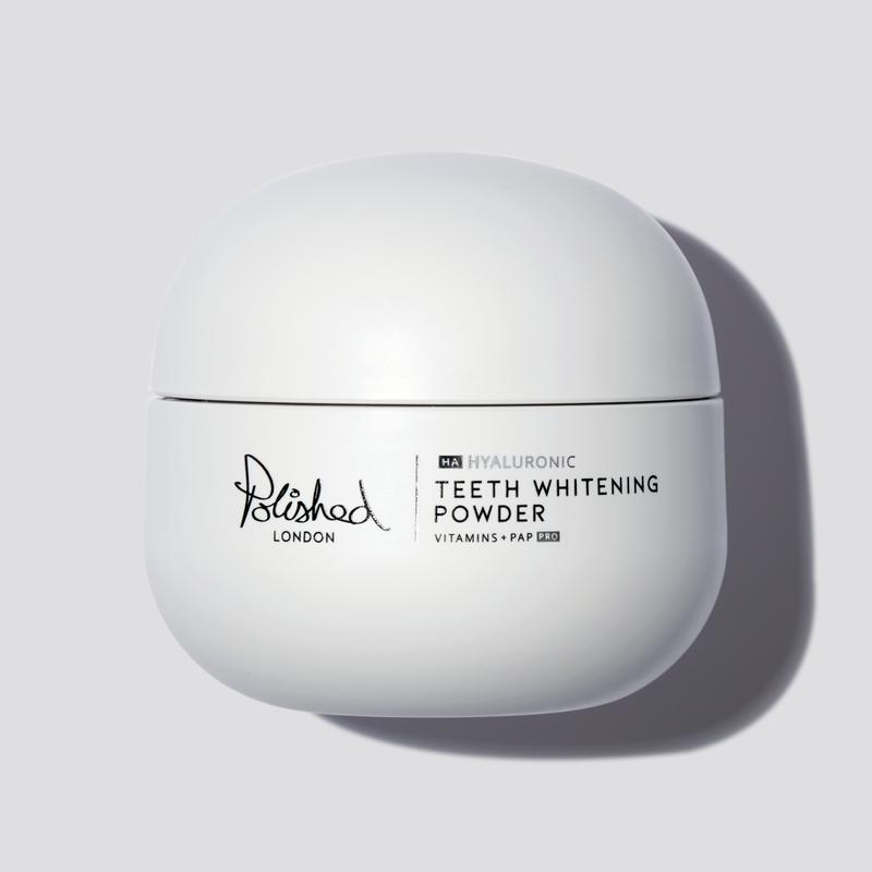 Polished London Teeth Whitening Bundle Set with Hyaluronic and Menthol for Sensitive Teeth Oral Gentle Peroxide Daily Powder viral teeth  whitening non  peroxide home easy whitener hydroxy apatite 1