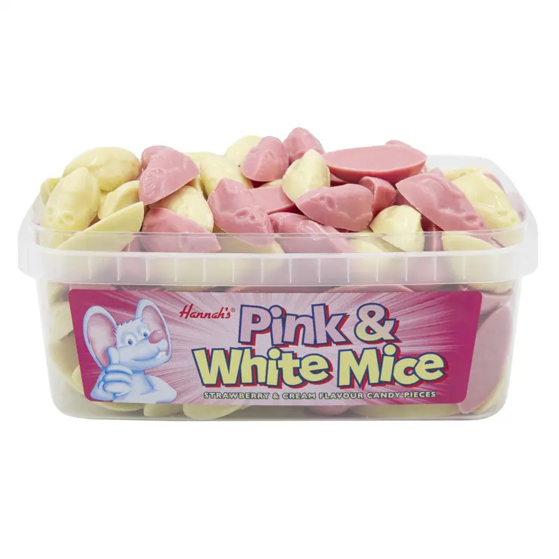 Hannah's Sweet Tubs - Jazzles, Pink & White Mice, Skull Crushers & More - Sugar Candy Snack 1