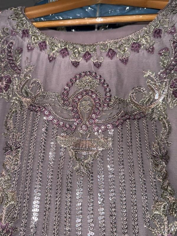 Product Introduction of RAYA (EID) Fancy salwar kameez dress 3 piece Pakistani chiffon embroidered heavy stonework wedding edt embellished S-XL 17