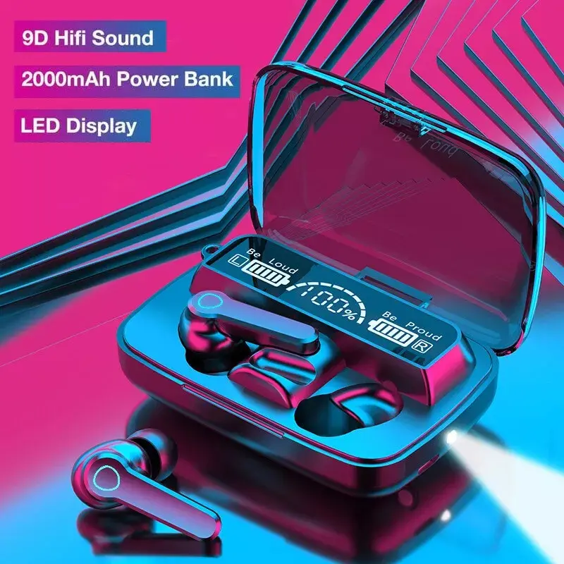 NEW Wireless Bluetooth Headphones Earphones Earbuds In-Ear For All Devices UK 0