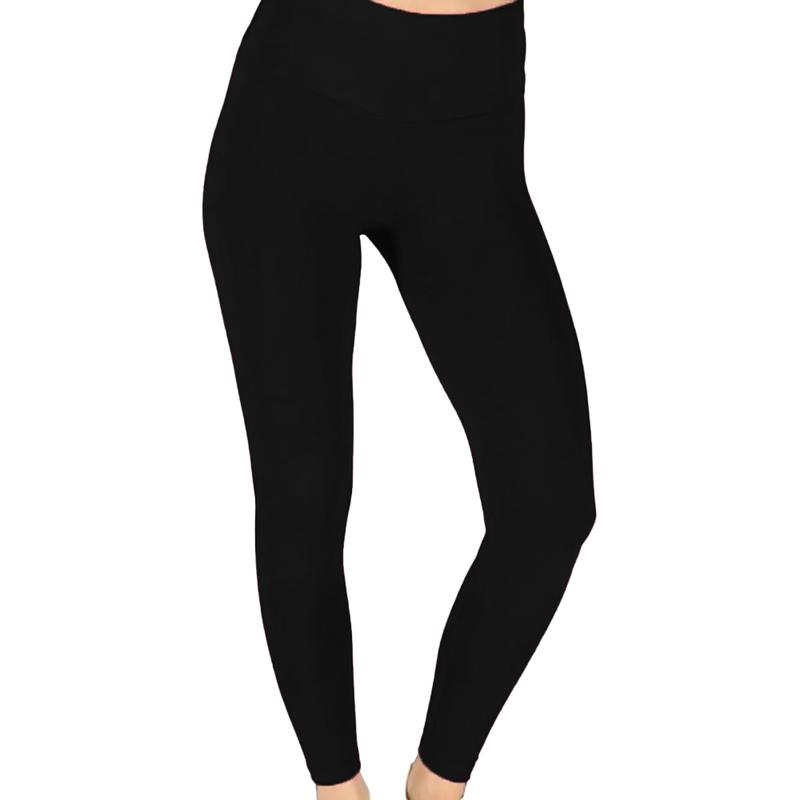 SEAMLESS HIGH WAISTED FULL LENGTH CONTROL SLIMMING LEGGINGS, BLACK, S - XXL WOMENS 4
