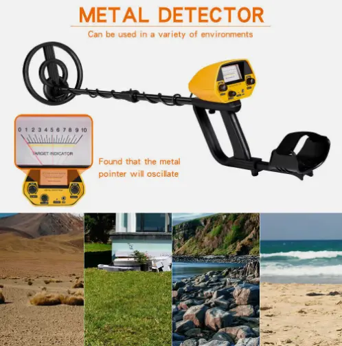 Deep Underground Metal Detector Professional Hunt Treasure Gold Coins Waterproof 4