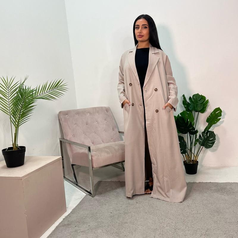 Ladies oversized button boyfriend lightweight duster coat onesize uk 6-16 2