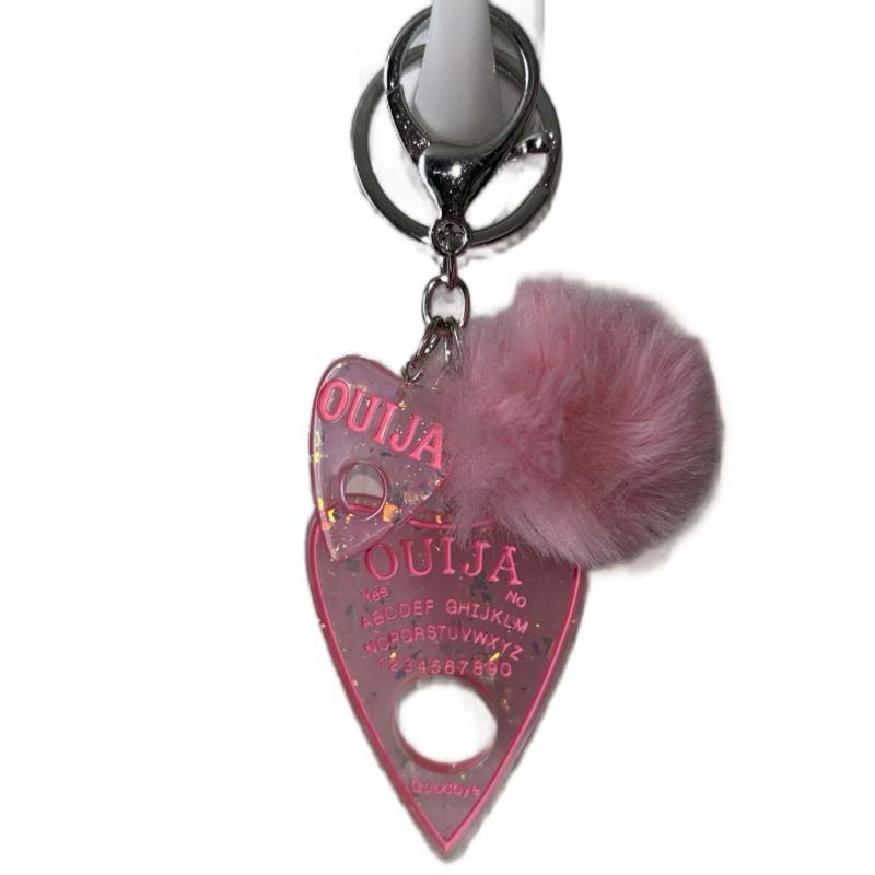 Phone straps & Keychains with crystals, ouija boards & pompoms 0