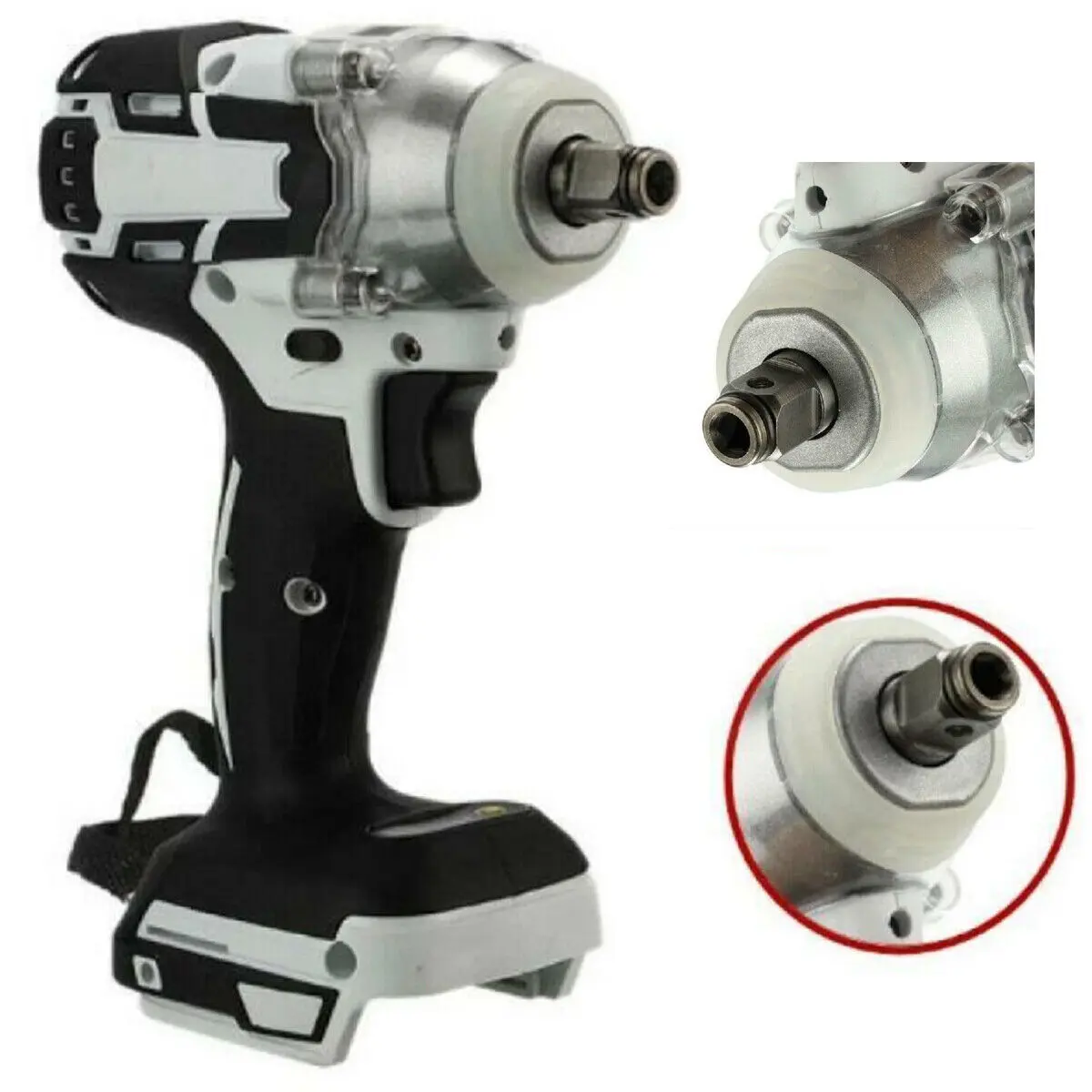 520Nm Cordless Impact Wrench Rattle Gun 1/2" Drive 21V For Li-Ion/Makita Driver