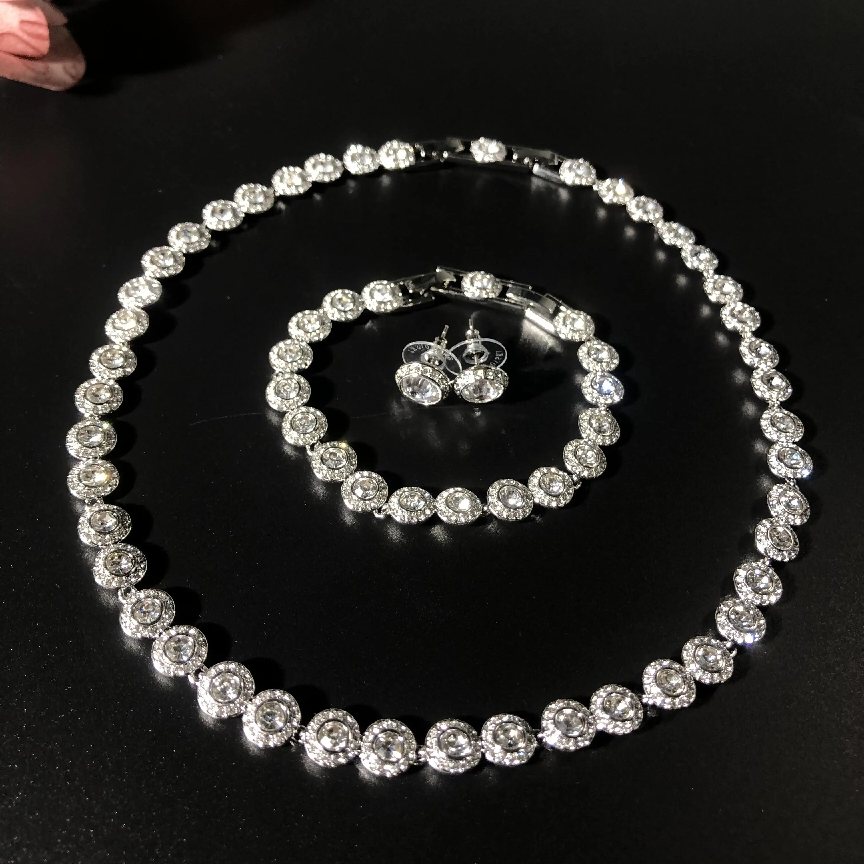 The Best Gift--Tennis Necklace, Angel Necklace, Earrings, and Bracelet Collection - Holiday Gifts (UK Instock)