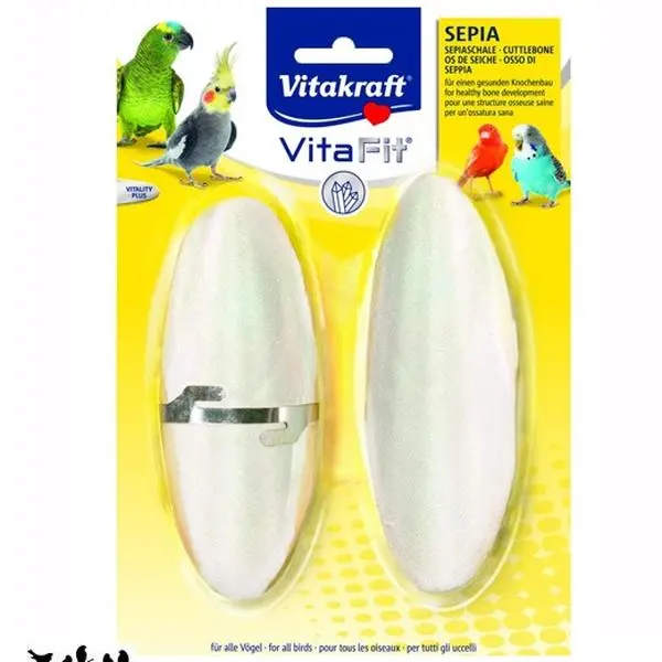 Vitakraft Prepacked Cuttlefish Bone Cage Birds Reptiles Bird Food Bone Calcium