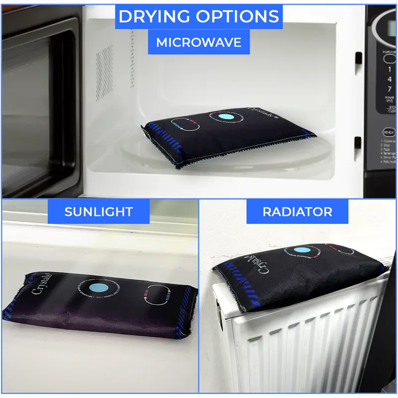 1/2/3/4PC 1kg Car Home Dehumidifier Large Dry Bag Moisture Killer Absorber Pad Reusable 3