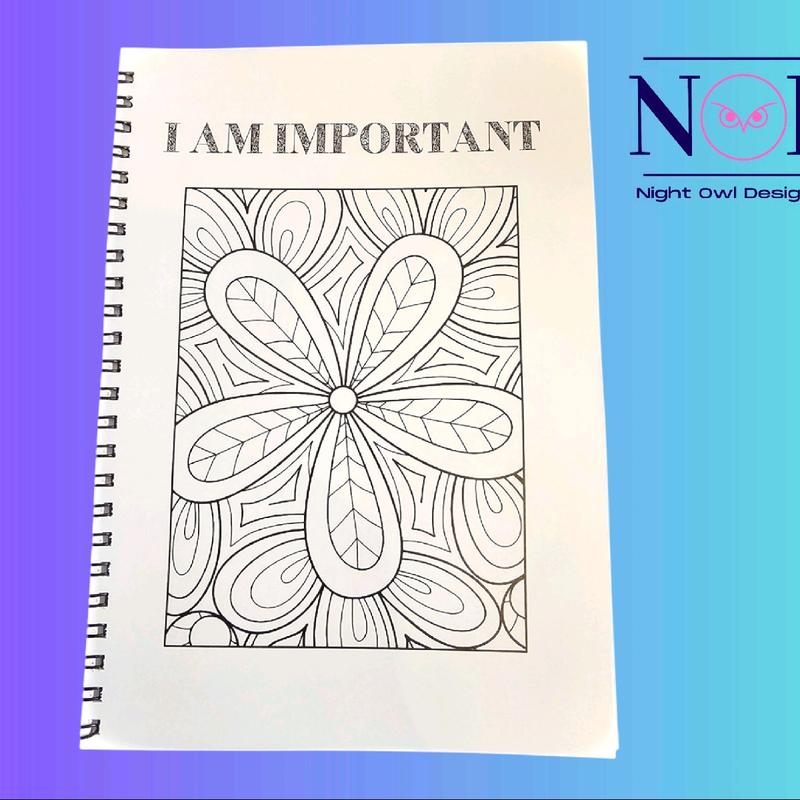 Mandala Affirmation Colouring Book - Relaxing and Meditative 2