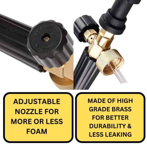 Product Introduction of 1L Snow Foam Lance Cannon Bottle for Karcher K2-K7 Car Pressure Washer Gun 6