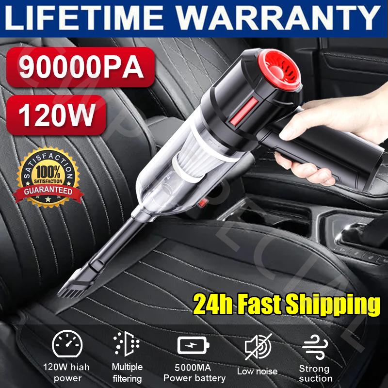 Powerful Car Vacuum Cleaner Wet/Dry Cordless Strong Suction Handheld Cleaning UK 0