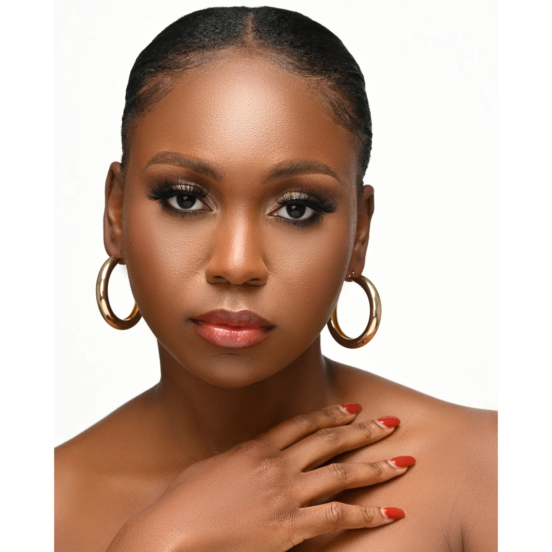 5CM Lightweight Chunky Hoop Earrings for Women