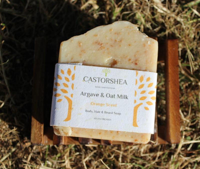 Castorshea Vegan friendly Oat Milk & Honey Soap Bar Body Care Body Wash 7