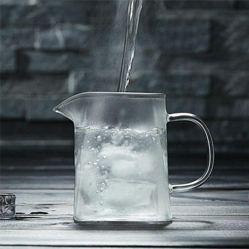 Heat Resistant Clear Glass Teapot Jug With Infuser Coffee Tea Leaf Herbal Pot UK Filter Teacup 6