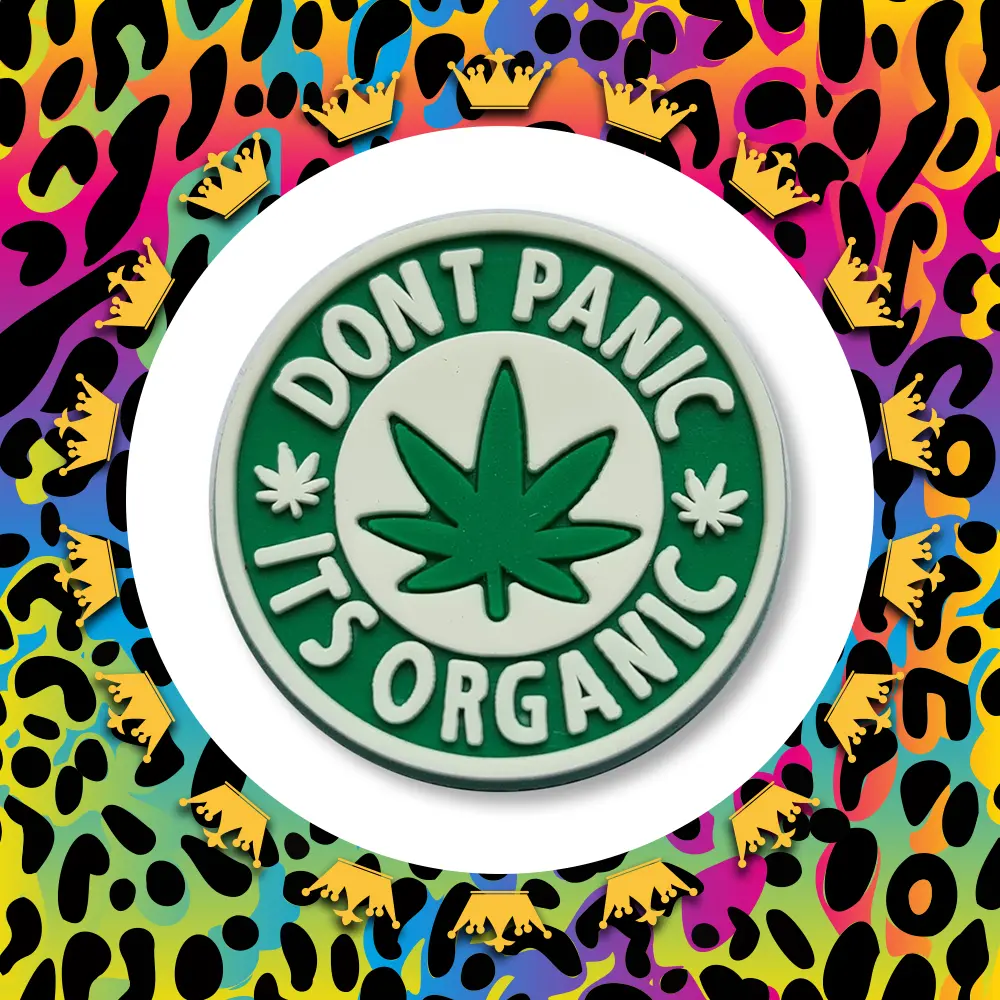 STONER - Croc Charm - PVC - Smoker - Leaf - Green - Ganja - Herbal - 1500 Designs In Stock