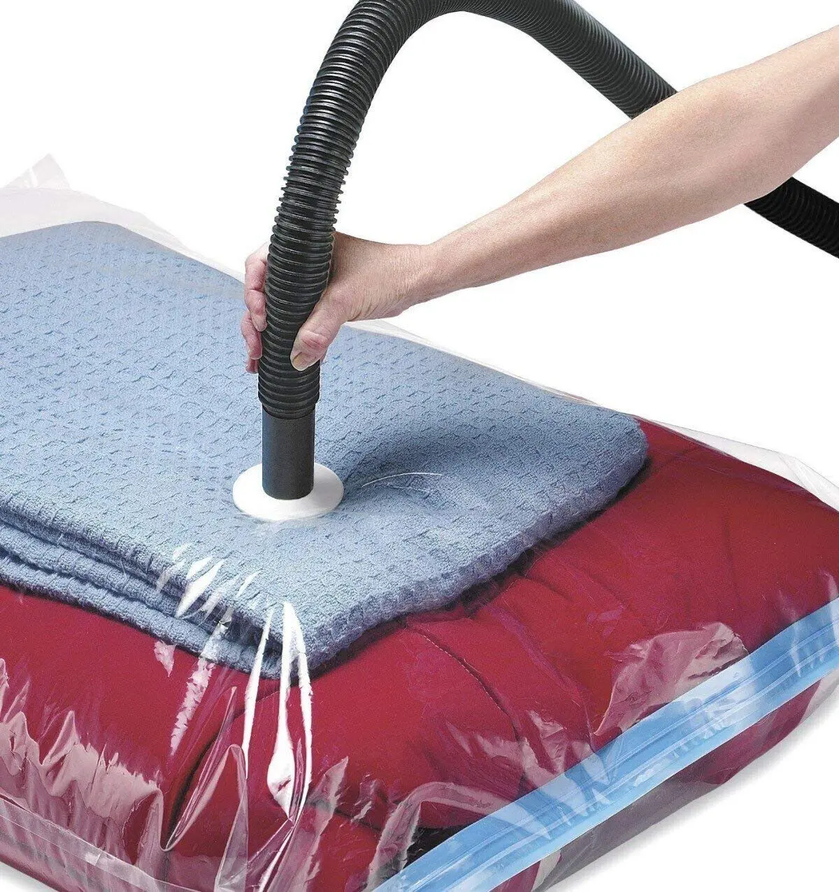 Large Space Saving Storage Vacuum Bags Clothes Bedding Organiser Under Bed Plastic Compression