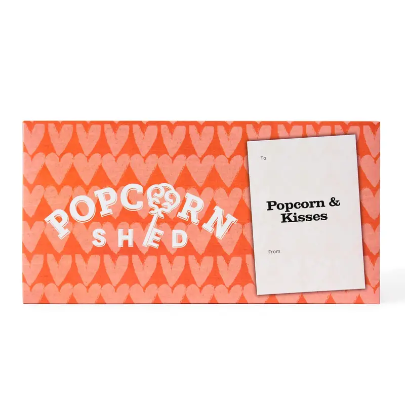 'Popcorn & Kisses' Gourmet Popcorn Letterbox Gift 1