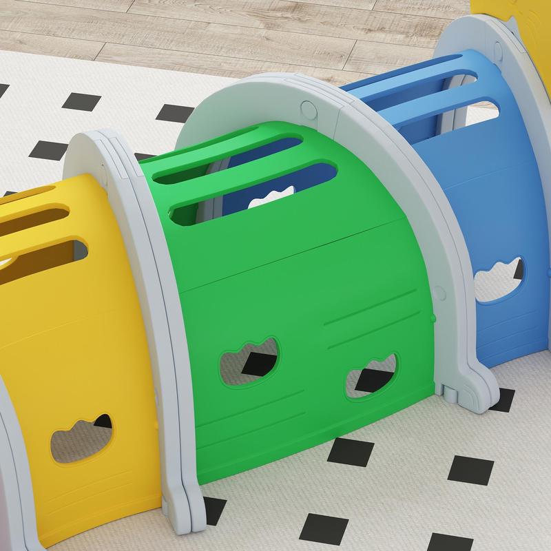AIYAPLAY Kids Tunnel, Play Tunnel for Kids 3-6 Years Crawl and Climb, Lion Design Toddler Baby Tunnel, Kids Playground for Indoor Outdoor, Multicoloured 7