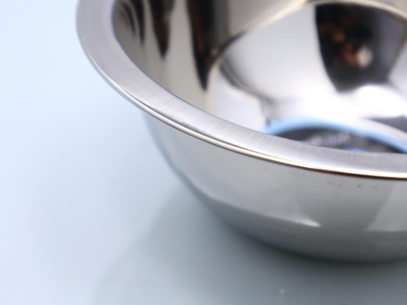 Buckingham Deep Mixing Bowl Stainless Steel for Baking Food Prep & Mixing Durable Tableware for Professional & Home Kitchens 8 Liters 34 cm 6