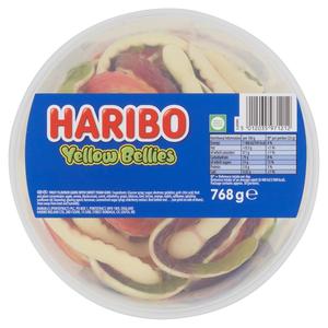 Haribo Yellow Bellies Candy/Sweet 24 Piece Snack Tub