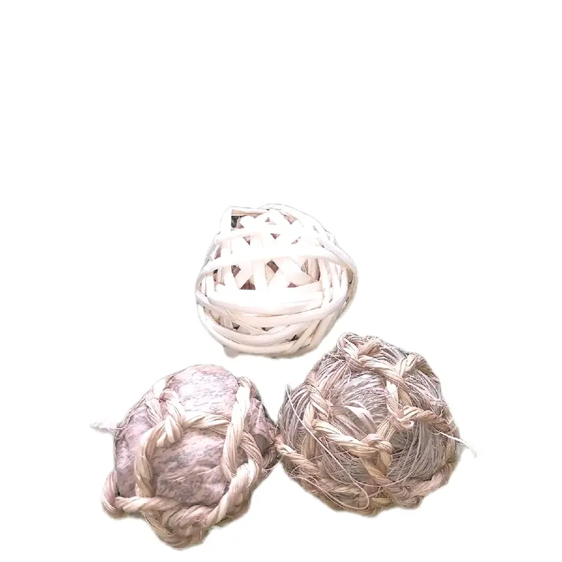 All Natural Sea Grass Ball for Small Animals - Bamboo and Banana Leaf Ball 1