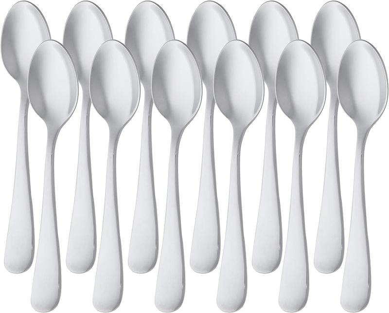 Product Introduction of Stainless Steel Coffee Spoon with Round Edge, Pack of 12, Silver 2