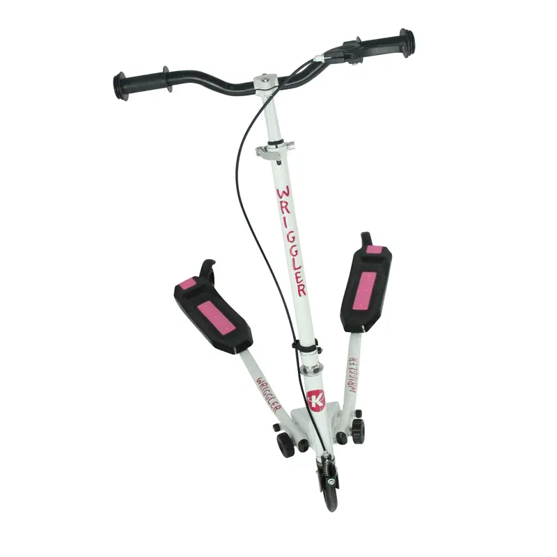 Kidzmotion Wriggler Three Wheel Swing Scooter Drifter for Ages 5-9 (Pink) 3