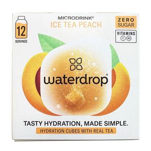 Waterdrop Ice Tea Peach Microdrink Cubes 12 Capsules