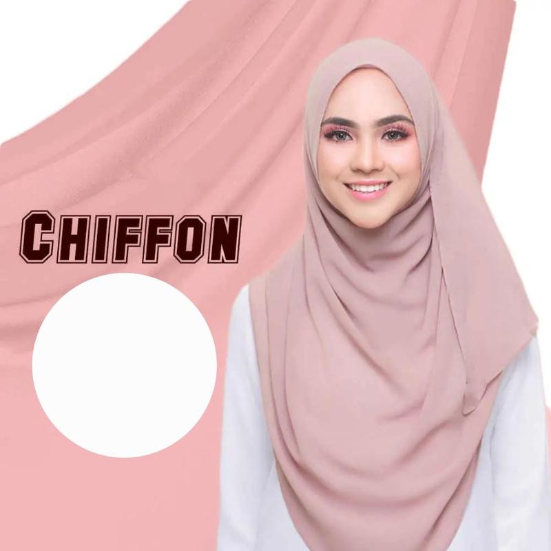Chiffon Hijab Headscarf for Women - Lightweight and Perfect for Parties and Everyday Use 0