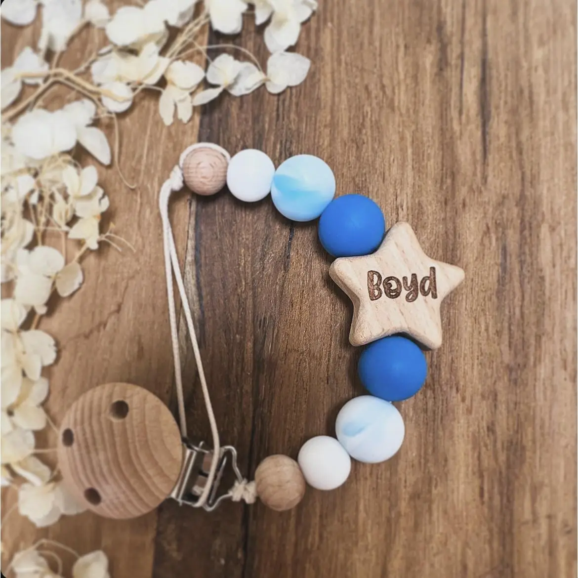 Personlisable Star Dummy Clip | Blue Dream