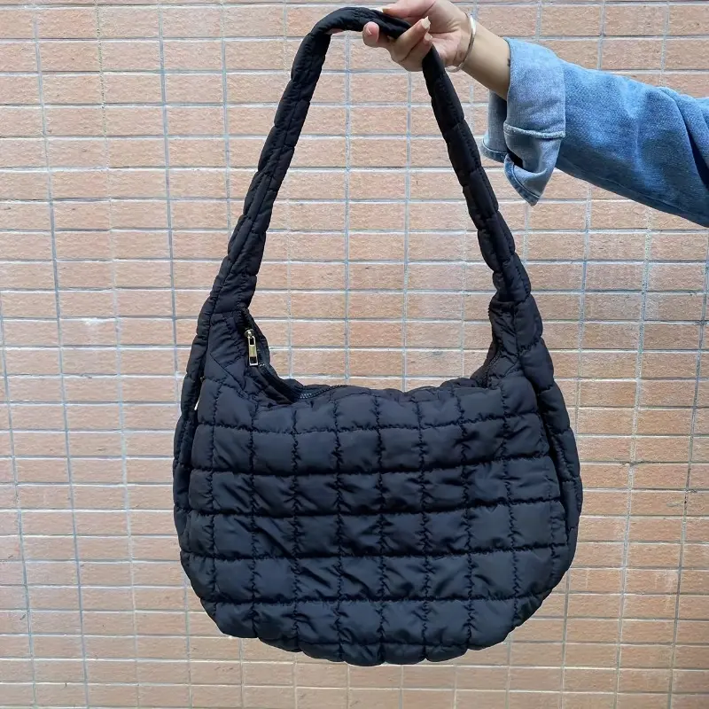 Trendy Plaid Quilted Crossbody Bag, Large Capacity Shoulder Bag, Perfect Messenger Bag For Commuting 6