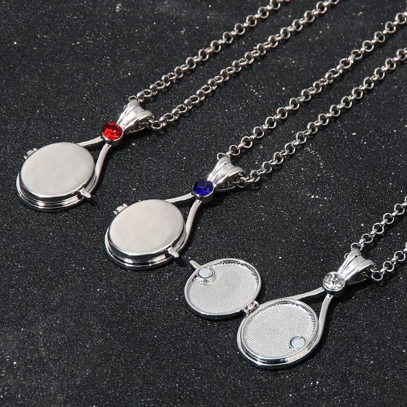 Product Introduction of Anime Peripheral H2O Red Sand Imprint Shell Necklace Girl Mermaid Shell Openable Necklace Ladies Pendant 12