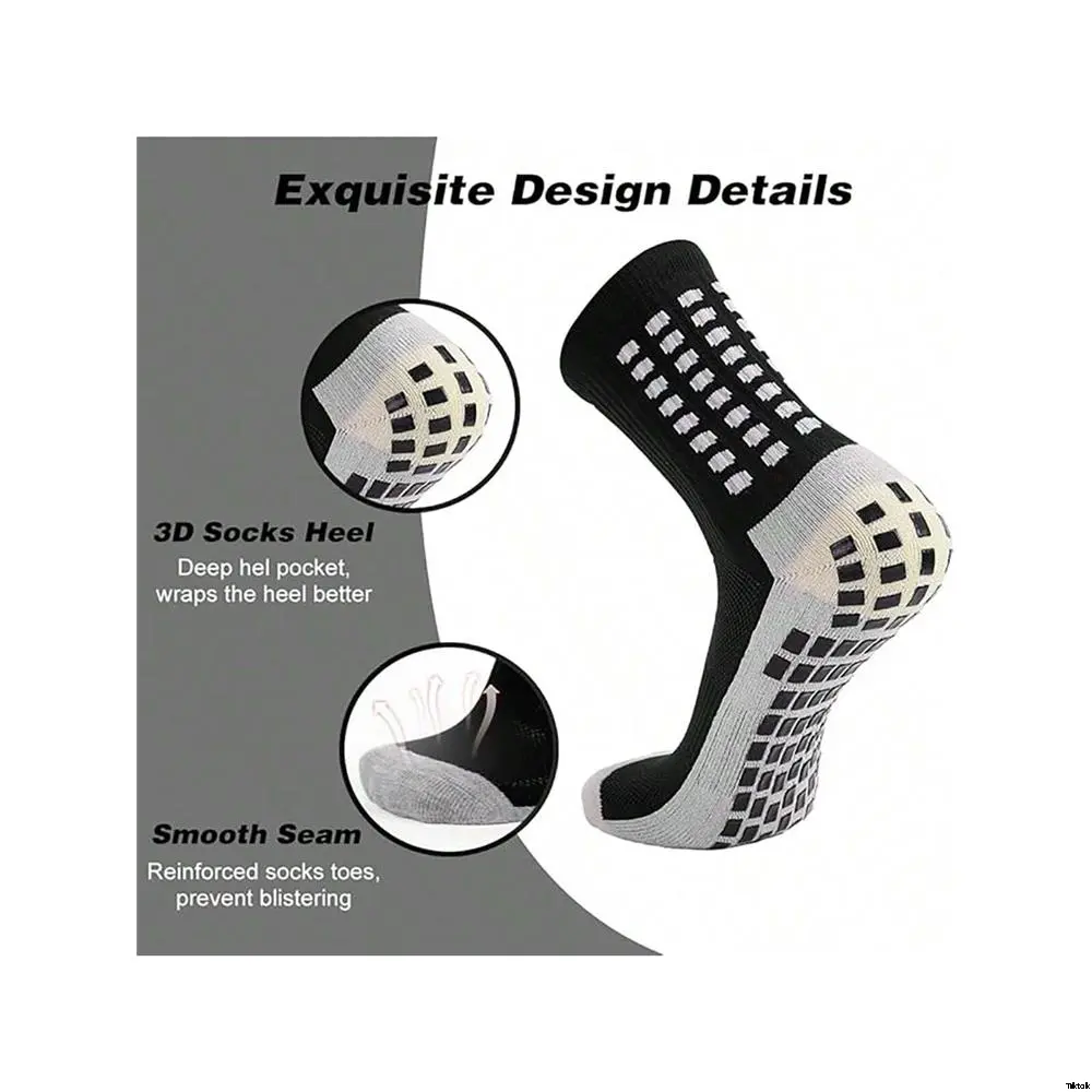 Socks Football Grip Basketball Football For Pad Grip Anti-Slip Anti-Slip Socks Football Men's Outfit 6
