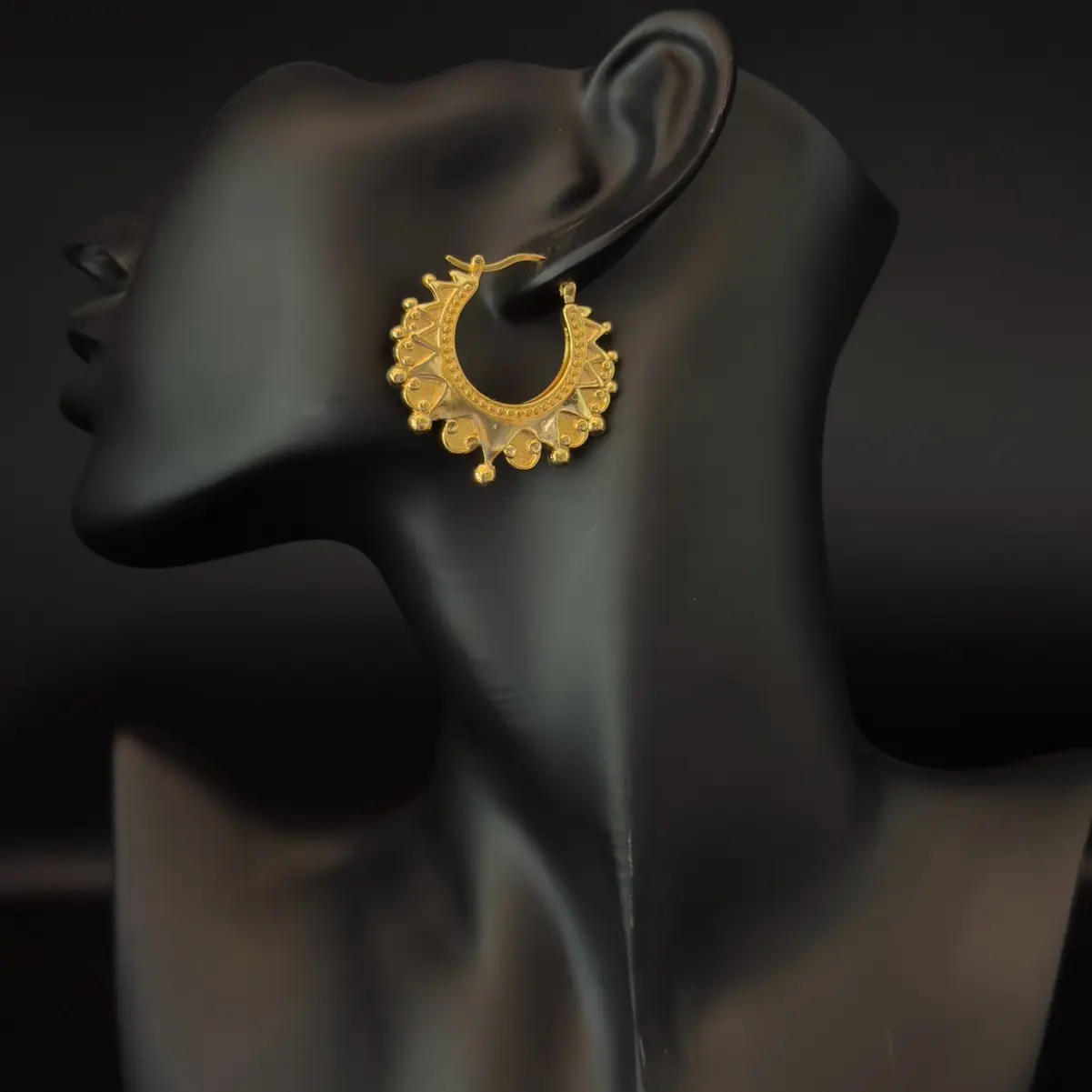 40mm Gold Filled  Gypsy Creole Quality Earrings