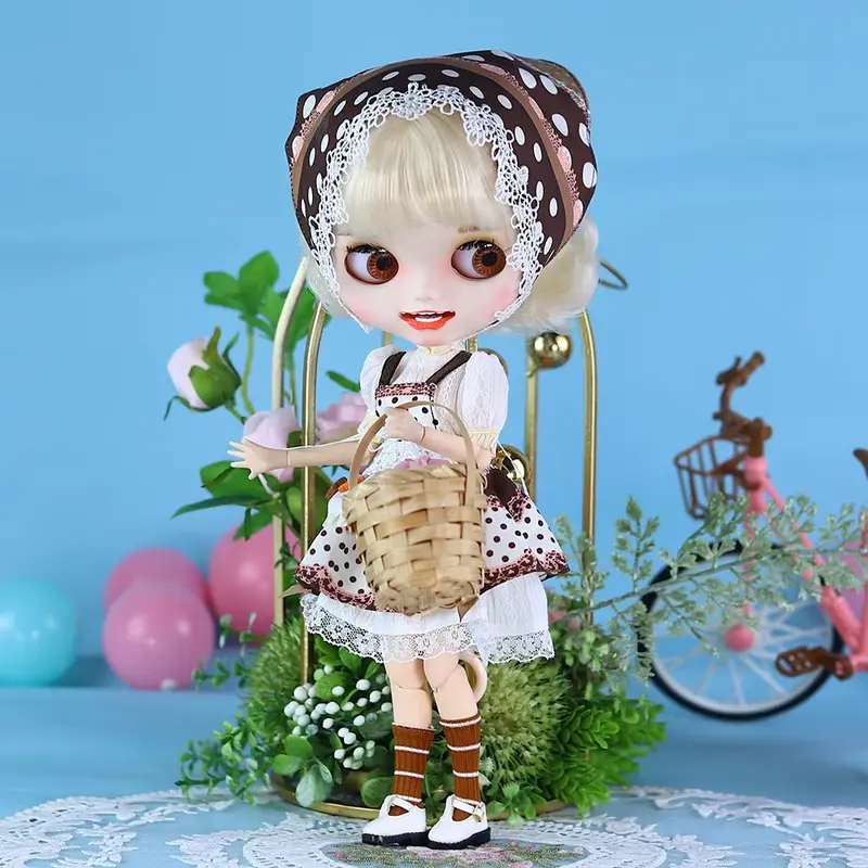 ICY DBS Blyth Doll BJD Joint Body White Skin Dopamine Girl Set 1/6 Toy 30cm Girl Gift Anime 4