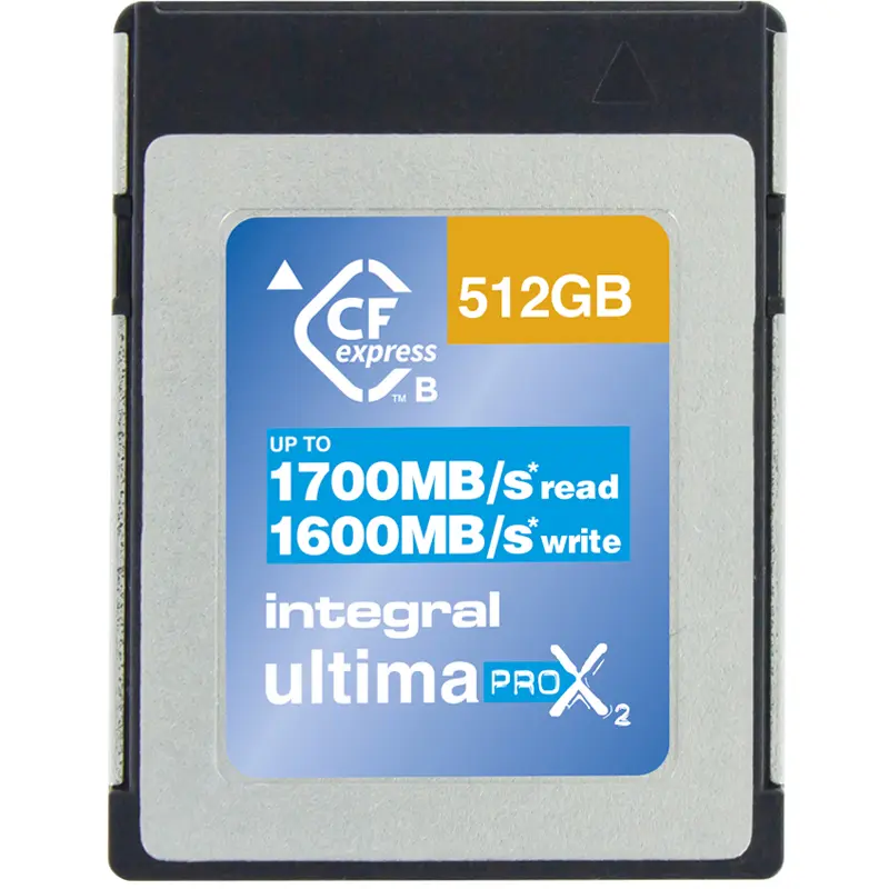 Integral 512GB UltimaPro X2 CFExpress Professional Memory Card Type B 2.0 0