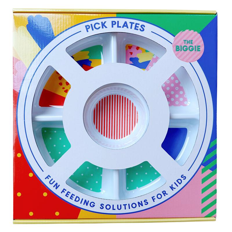 Pick Plate Biggie - Divided Plate for Fussy Eaters 1