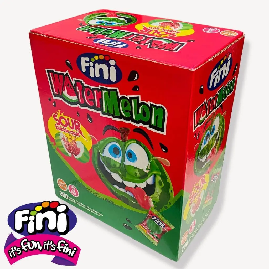 FINI WATERMELON BUBBLEGUMS  200 COUNT
