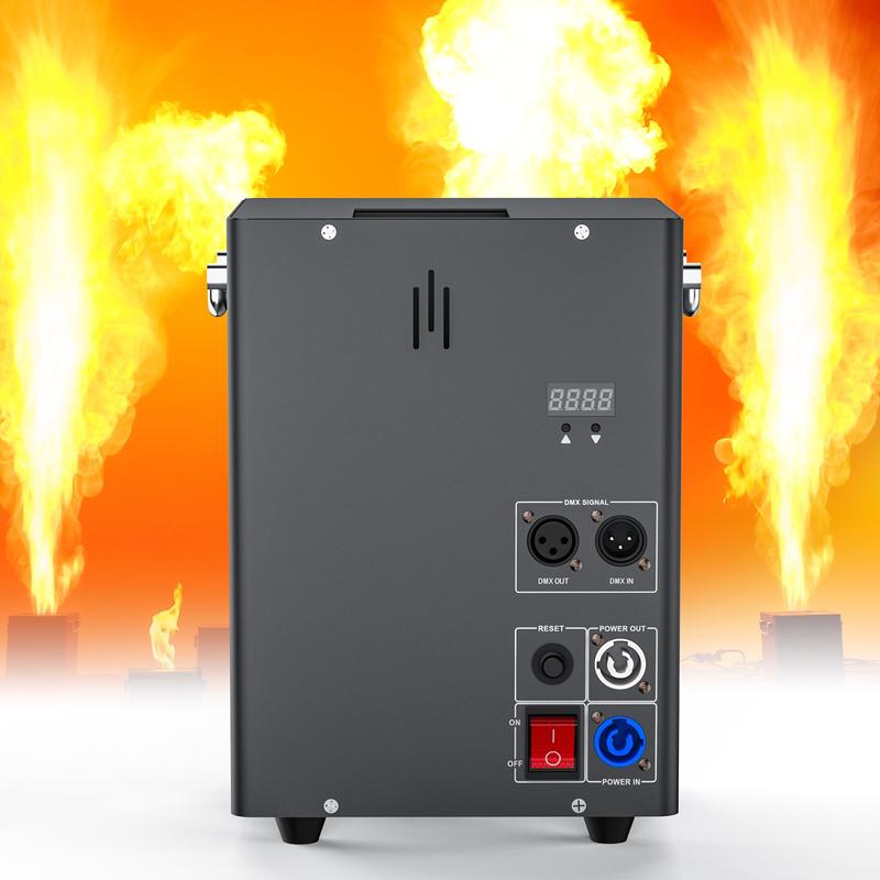 200W DMX Flame Thrower Effect Fire Stage Machine Christmas Party Projector DJ Show 0