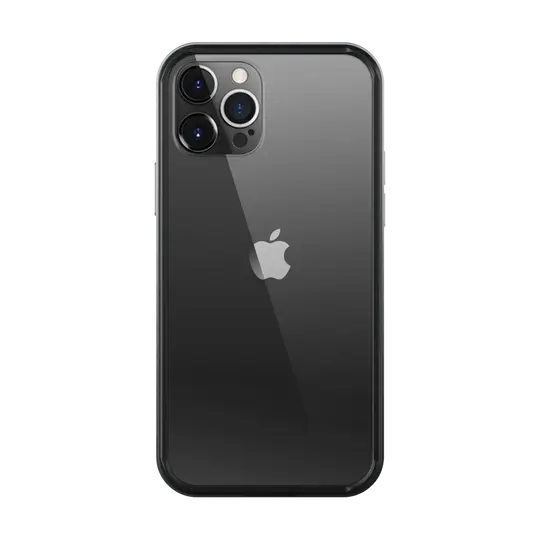 iPhone 12 Pro Max 6.7 inch Unicorn Beetle Edge Clear Bumper Case-Black