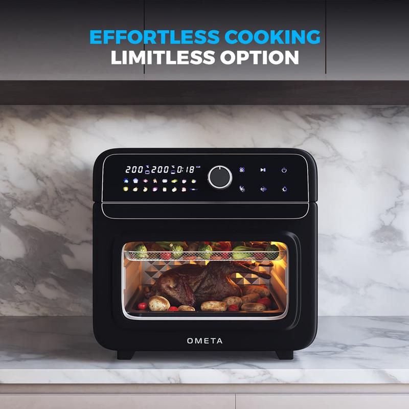 Ometa 28L Air Fryer Oven Countertop Kitchen Appliance, Black 2
