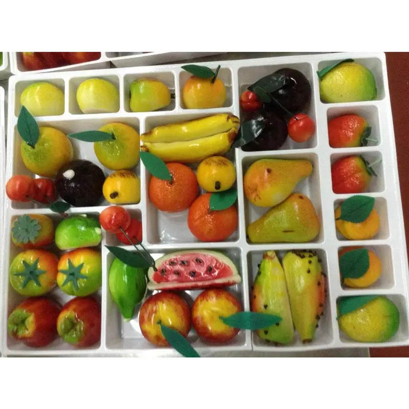 Hand crafted Martorana Marzipan Fruits Salad Bag 0
