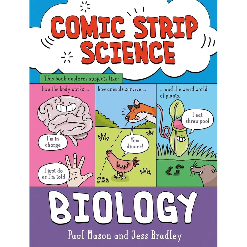 Comic Strip Science Series 4 Books Collection Set By Paul Mason (Biology, Physics, Earth and Space & Chemistry) 1
