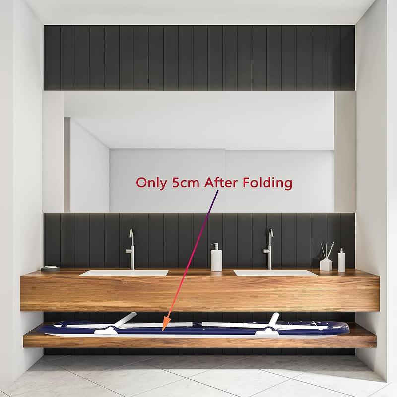 140cm Extra Large Portable Foldable Bathtub with Cover for Adult, Family SPA Soaking Tub for Small Bathroom, Thicken Multiple Layer Bathtub with Lid for Shower Stall  [Plus A Free Gift] 5