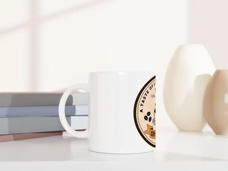 White 11oz 313ml Ceramic Mug Coffee Zest Classic Cup Classic Cup Classic Cup Classic Cup 3