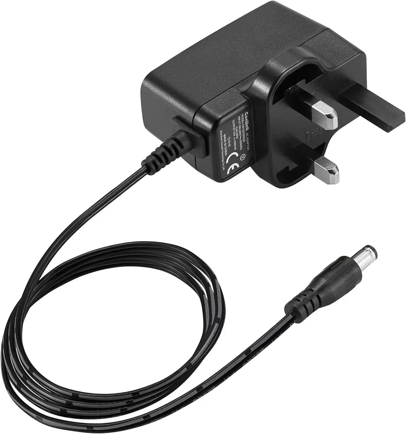 12V 1A Adapter AC/DC UK Power Supply Safety Charger For IP/CCTV Security Camera
