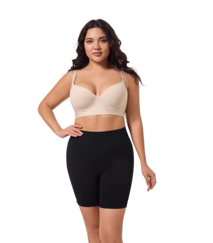 Product Introduction of [Curlady]Back Smoothing Bra PushUp Plus Size Bra HideBack Fat NoUnderwear Simple Wireless3/4Coverage Comfort Seamless Bra 6