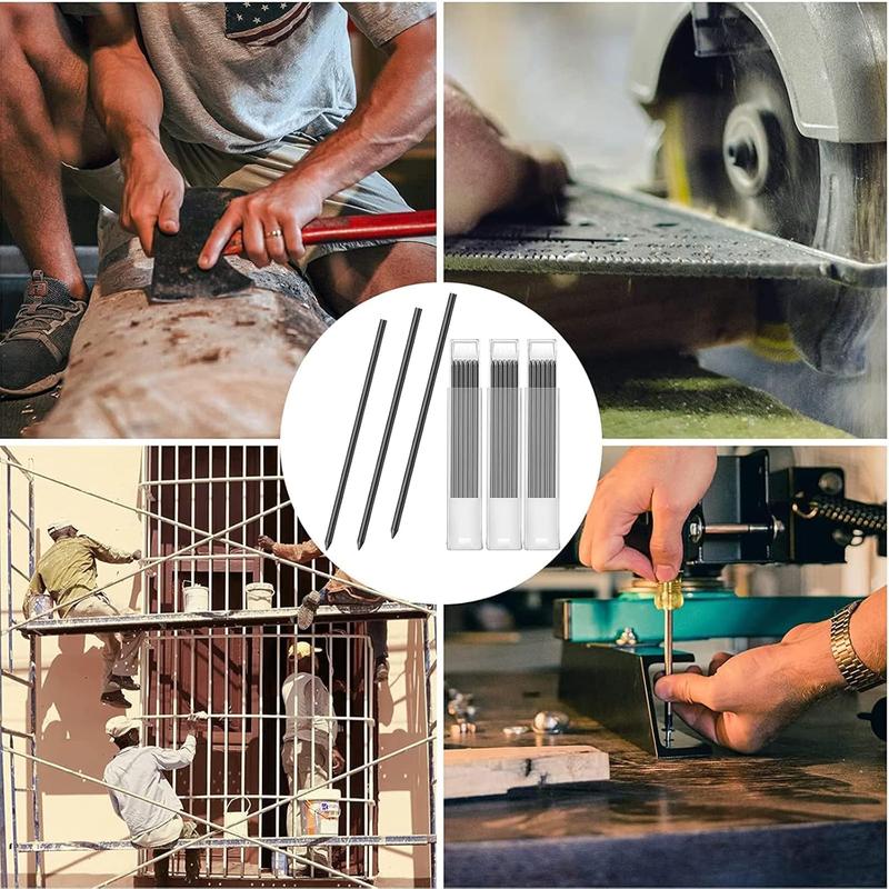 Product Introduction of 24 Pieces Pencil Refills, Black Pencil Refills,2.8 mm Pencil Refills for Carpenter Mark Pencils,Solid Deep Hole Pencil for Architect Construction & Building, Joiners Pencil Replacements. 4