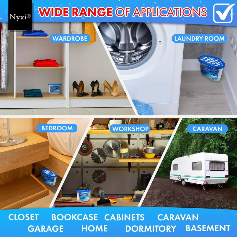 Nyxi Dehumidifier Interior 500 ml Each Unit - Ideal to stop damp & condensation 5
